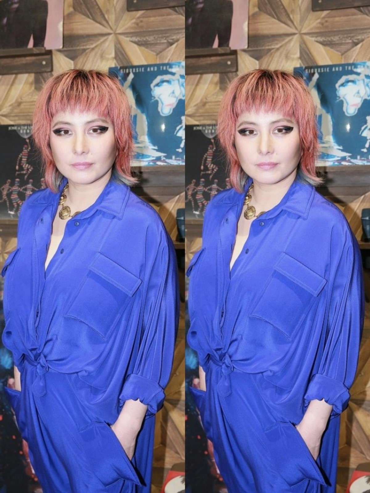 男装 赌王女儿还有这么叛逆的？何超仪穿着奇装异服，造型看着真独特