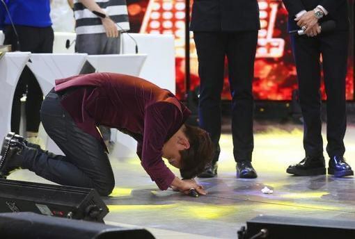 陈晓|当年韩国主持人小五，跪着离开舞台还拿走汪涵的银行卡，最后怎样