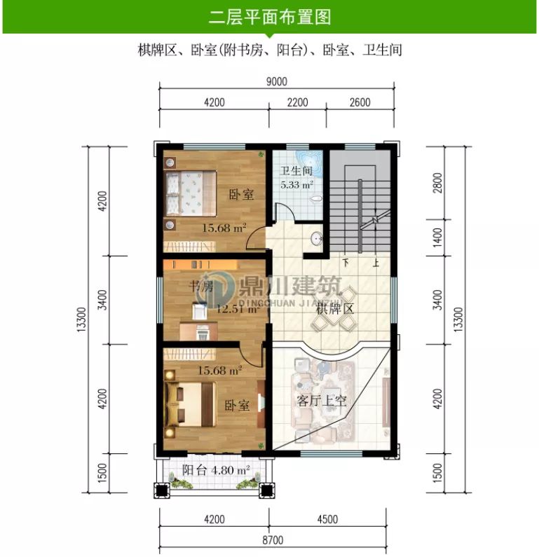 两开间最经典4款农村别墅户型，设计大气，完全不输大别墅