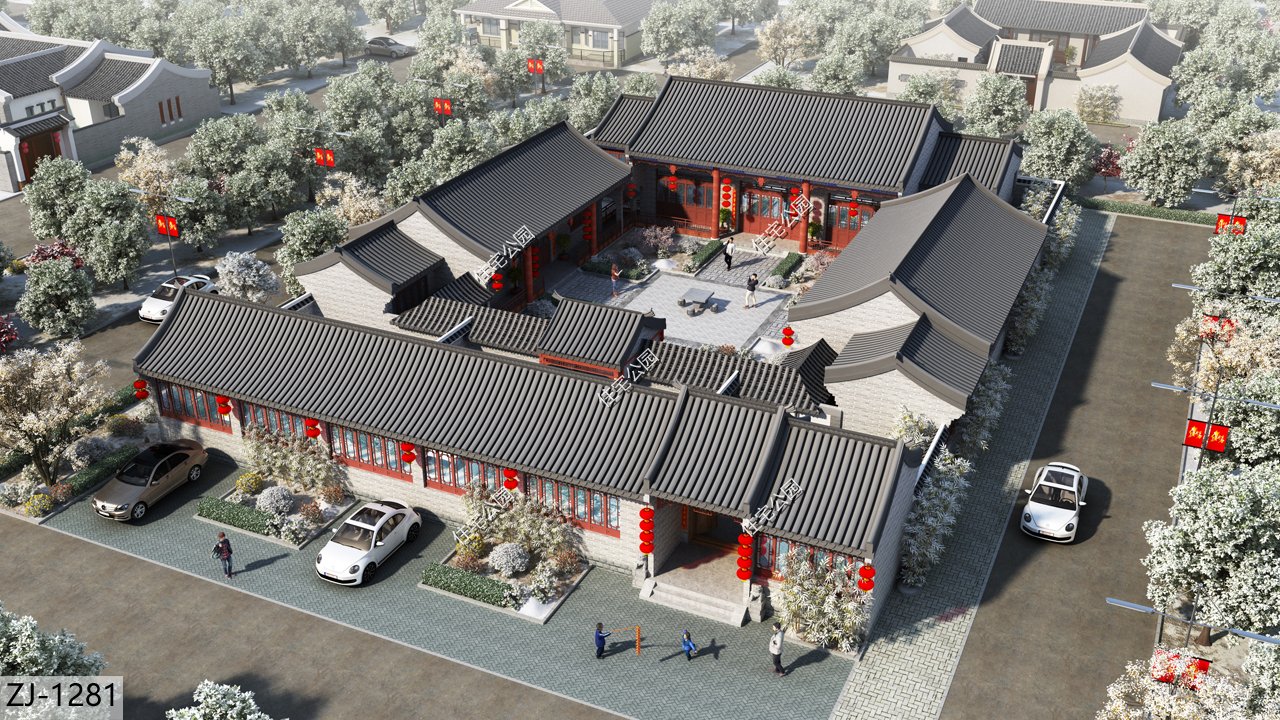 阳台|想回农村建一栋四合院，大概要多少钱？