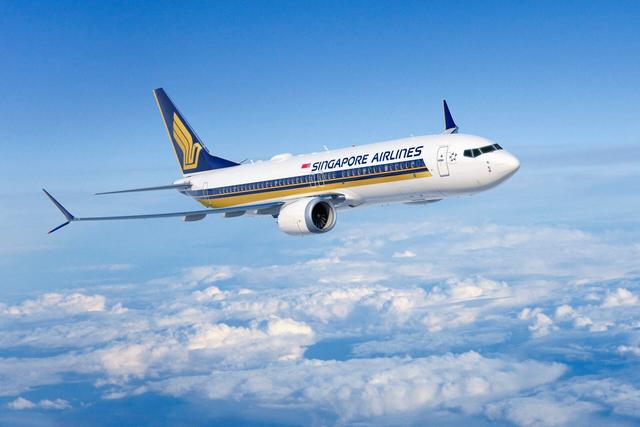新加坡航空运营首架波音737 MAX航班