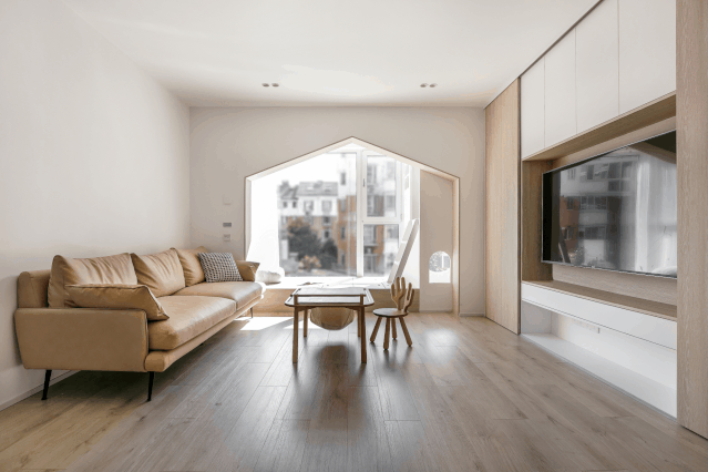 二胎家庭原木风日系亲子宅，全屋定制柜，空间多到用不完