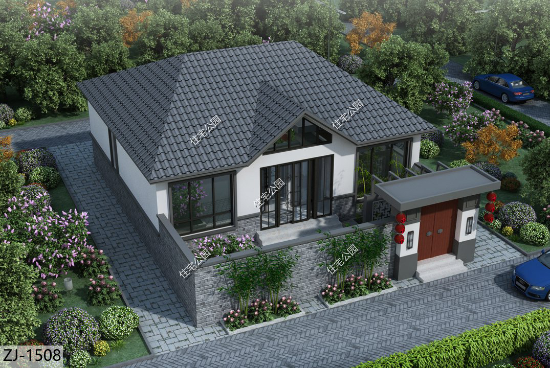 厨房|10套中式一层户型,养老房的最佳选择,啥时候回农村给父母建一套