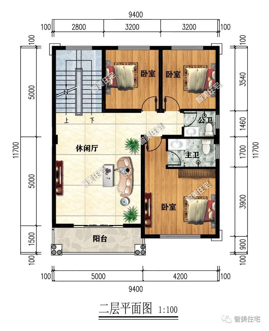 |3款小面宽设计的新中式别墅，30万左右建新房，这几栋都合适！