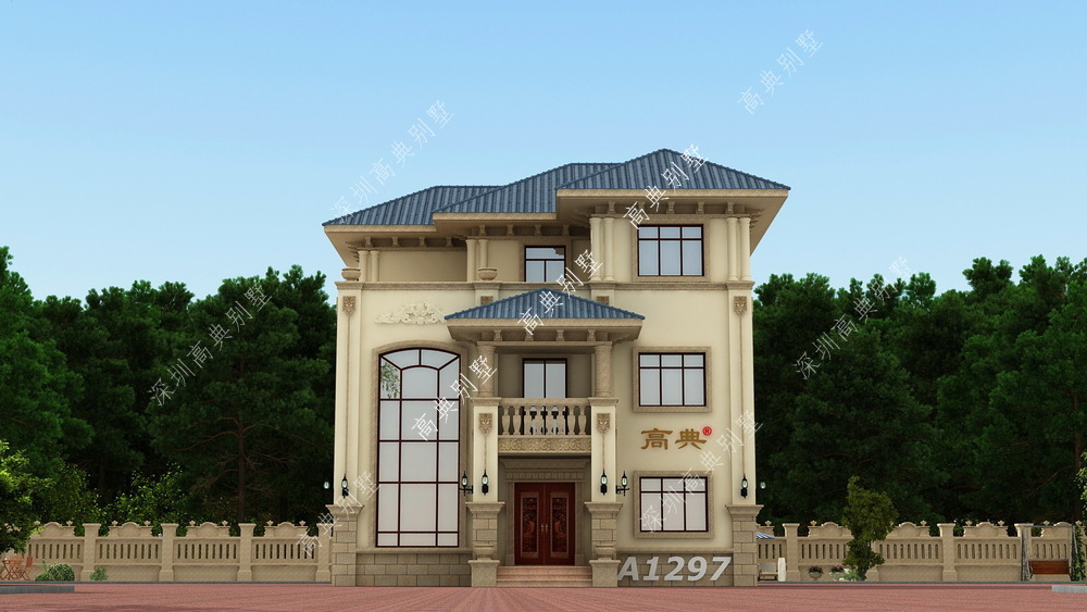 简欧|三层简欧别墅，占地面积不大、家乡建栋，邻居羡慕您。