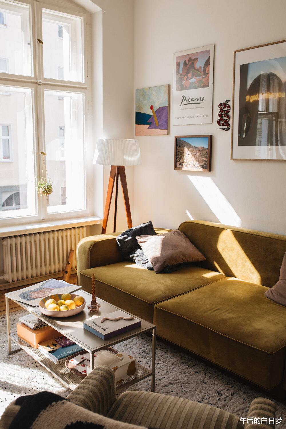 午后的白日梦|68平独身公寓,艺术复古风的优雅空间,属于画家的美好工作室