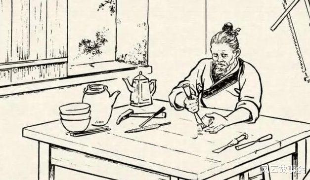 风云故事会|民间故事：补锅匠深夜回村，美女现身相伴，他顺手抹了把锅底灰