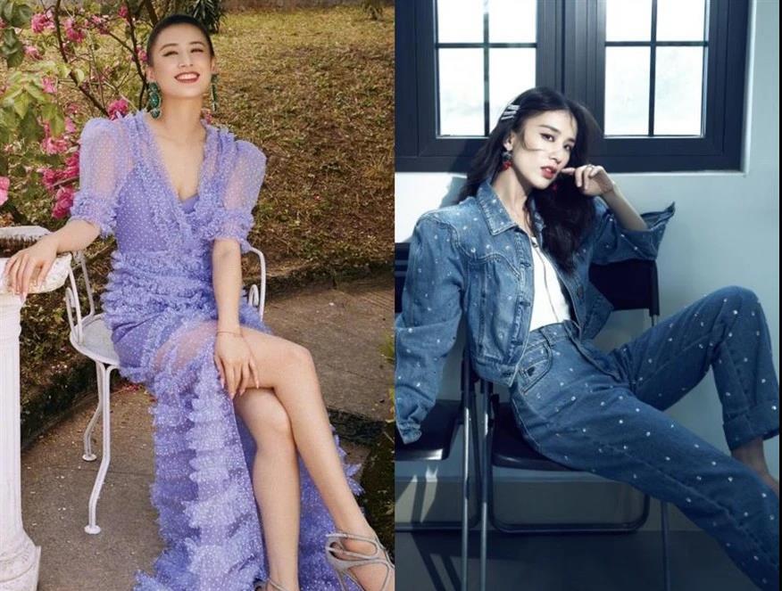 黄圣依|黄圣依带儿子游玩，波点裙看起来很唯美，粉丝：这是姐弟俩吗？