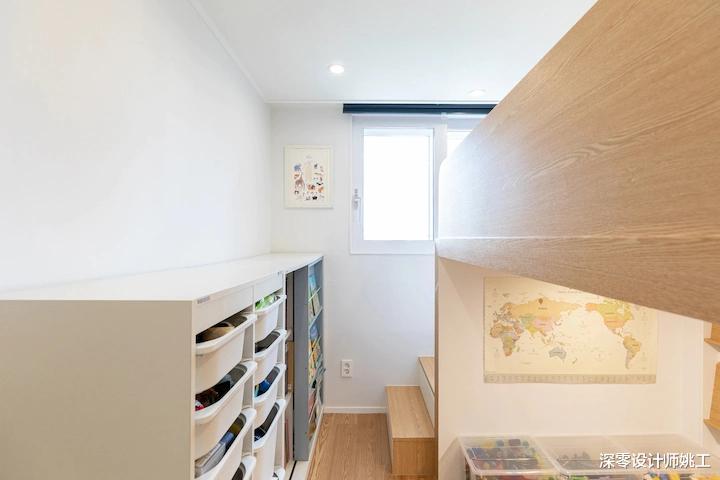 95㎡清爽舒适2居室，整屋天花板内嵌筒灯，360°全方位照明