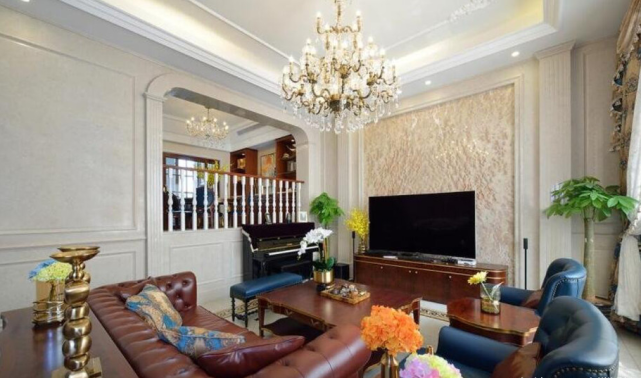 装修指南|买340㎡别墅，美式半包设计，花80W搞定的新家长这样