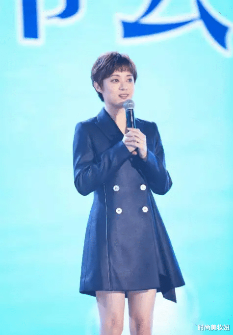 孙俪|孙俪又美到国外去，一袭绿色连衣裙高级洋气，气质都升华了