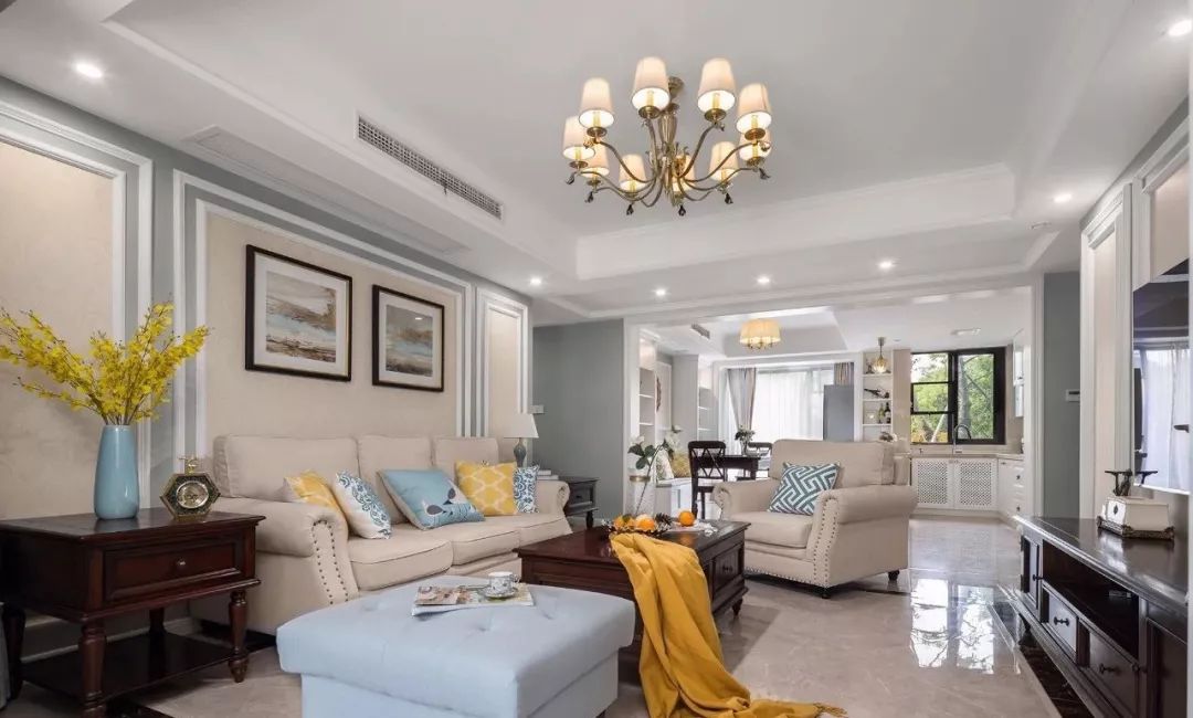 |141㎡装修案例_四居室_美式风格-小家掌分享装修案例