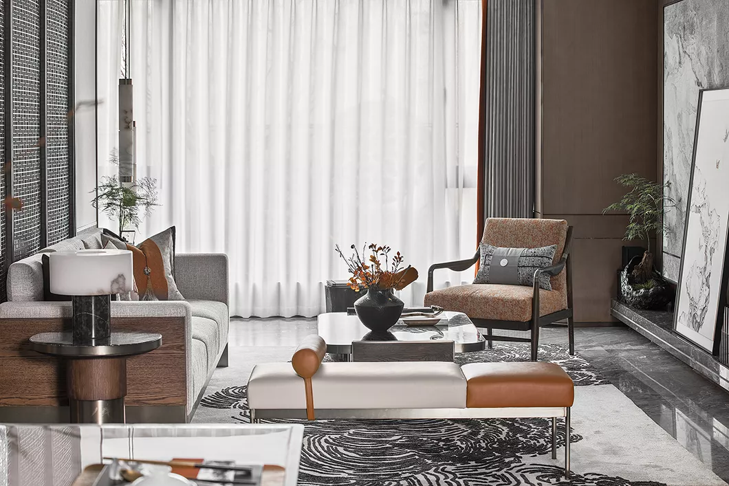 |115㎡新中式|翰墨飘香，东方雅居