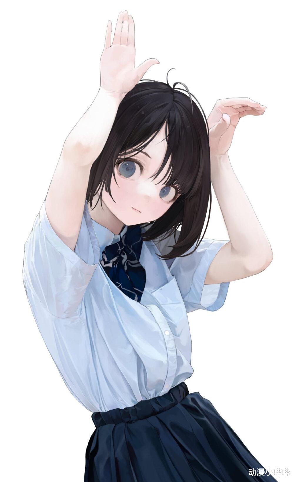 画师|JK画师将水果“拟人化”变成萌妹子，橙子俏皮可爱，葡萄一脸萌呆