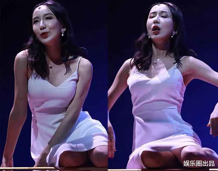 许敏|娄艺潇穿白裙旧照被翻出，形象反差太大被热议，被指会吓到小孩子