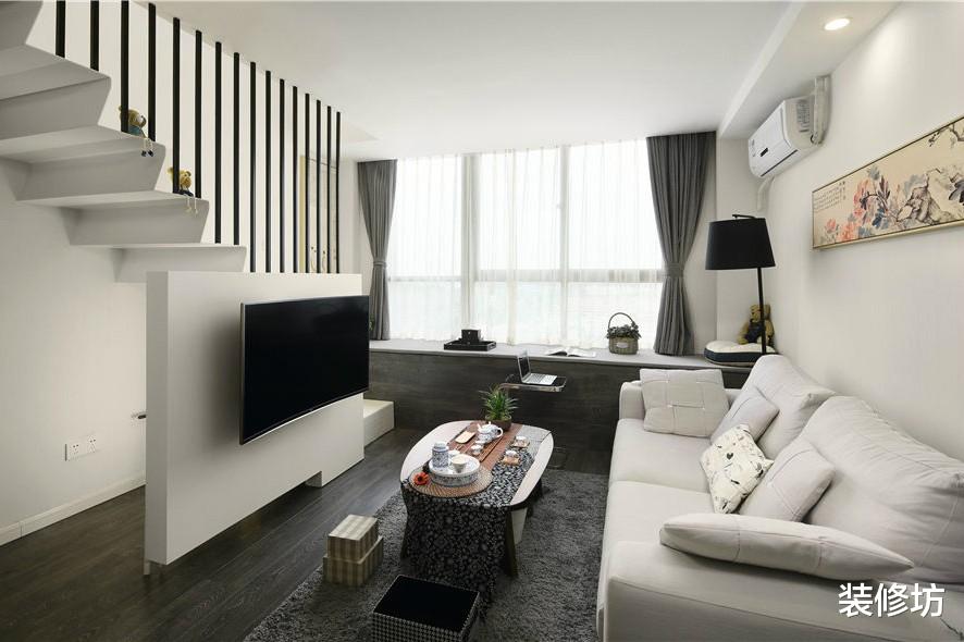 |55平小公寓的改造记，用黑白灰作为主色，刻画出更为立体的空间