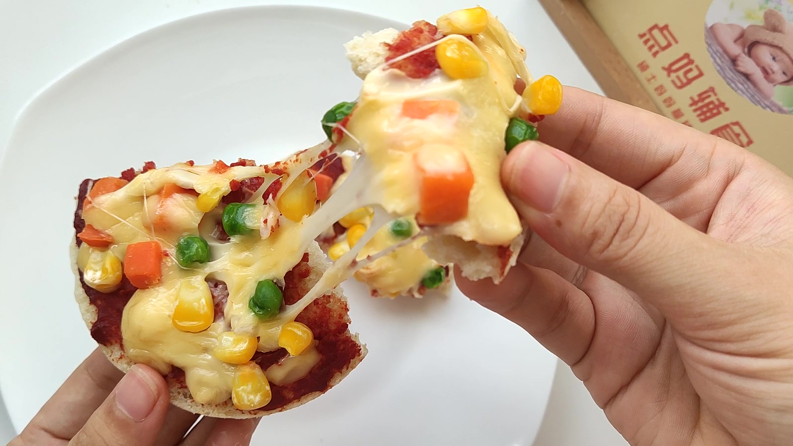 点妈辅食|宝宝吃的披萨，简单搭配营养餐，换个造型让宝宝好好吃饭！