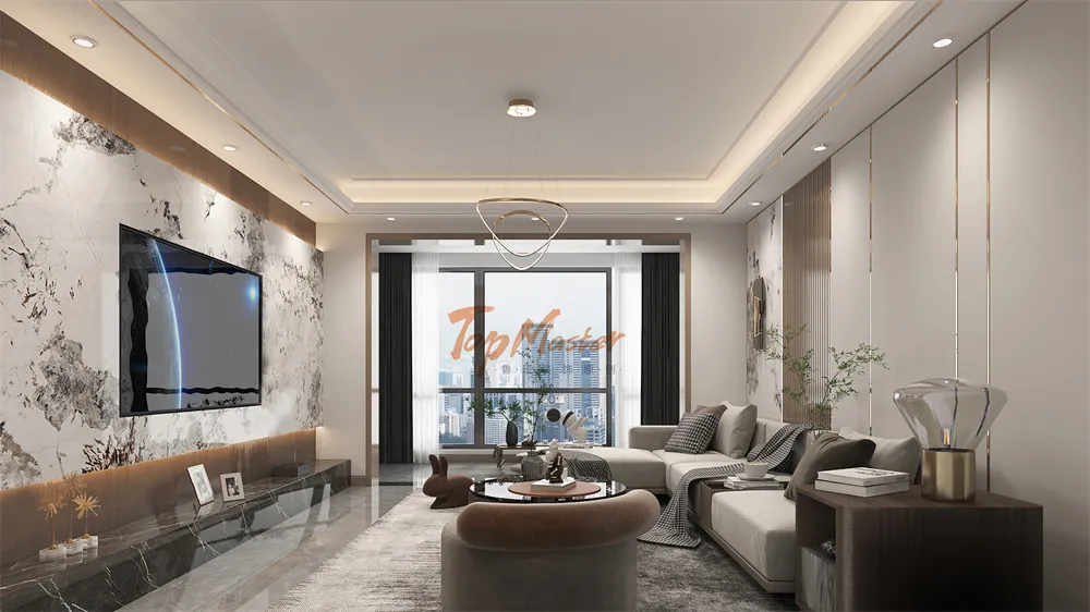 一于于|【鲁班装饰】双河湾159㎡现代轻奢,精致是一切刚刚好