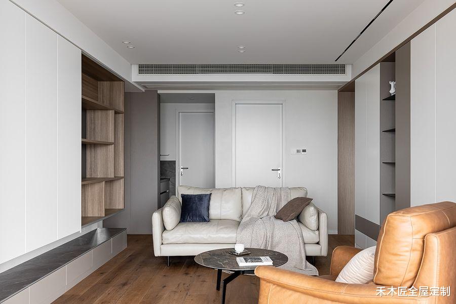 禾木匠全屋定制 153㎡六口之家，现代简约风，整洁大方又从容优雅！