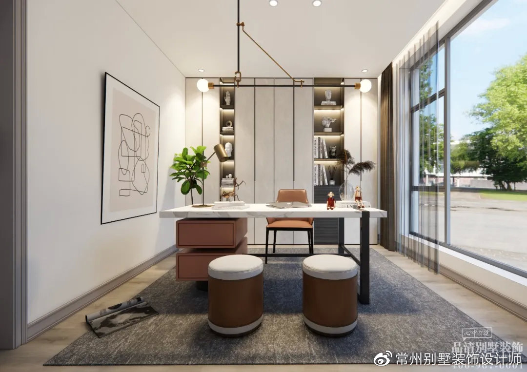 常州别墅设计师 品清别墅装饰|现代轻奢风格案例赏析