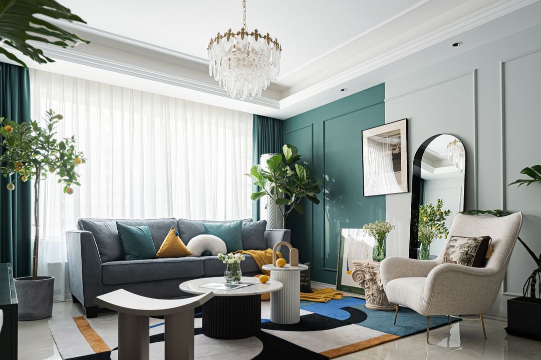 |小夫妻的轻奢复古四居，轻装修重装饰，时尚优雅又文艺，好羡慕