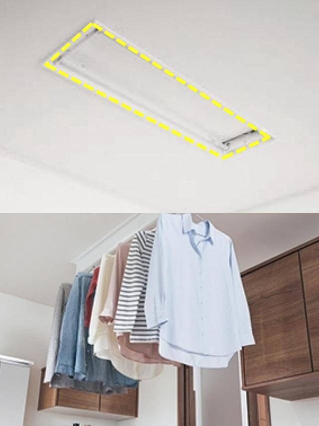 邻居家装修标新立异,晾衣架装在客厅,有客人来居然能隐形看不见