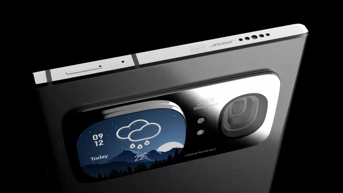 |OPPOFindX4Pro渲染图：骁龙898+隐藏相机，有绝美副屏的超正机身