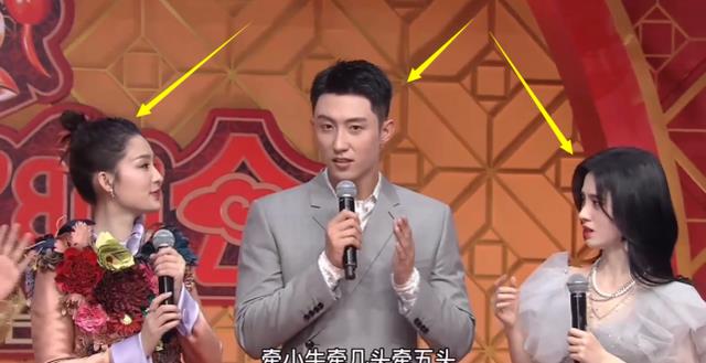 鞠婧祎|李沁1米66鞠婧祎1米59，分别站黄景瑜两侧，才懂直男为啥爱小个子