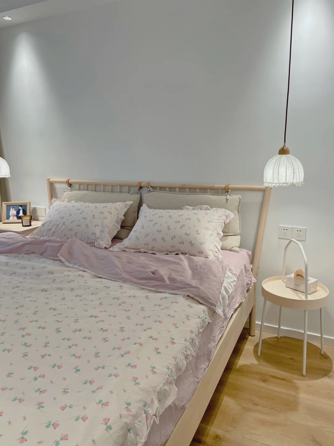 购房置业|再买房,就照她家这样装,全屋大白墙、无主灯,干净利落,好舒服