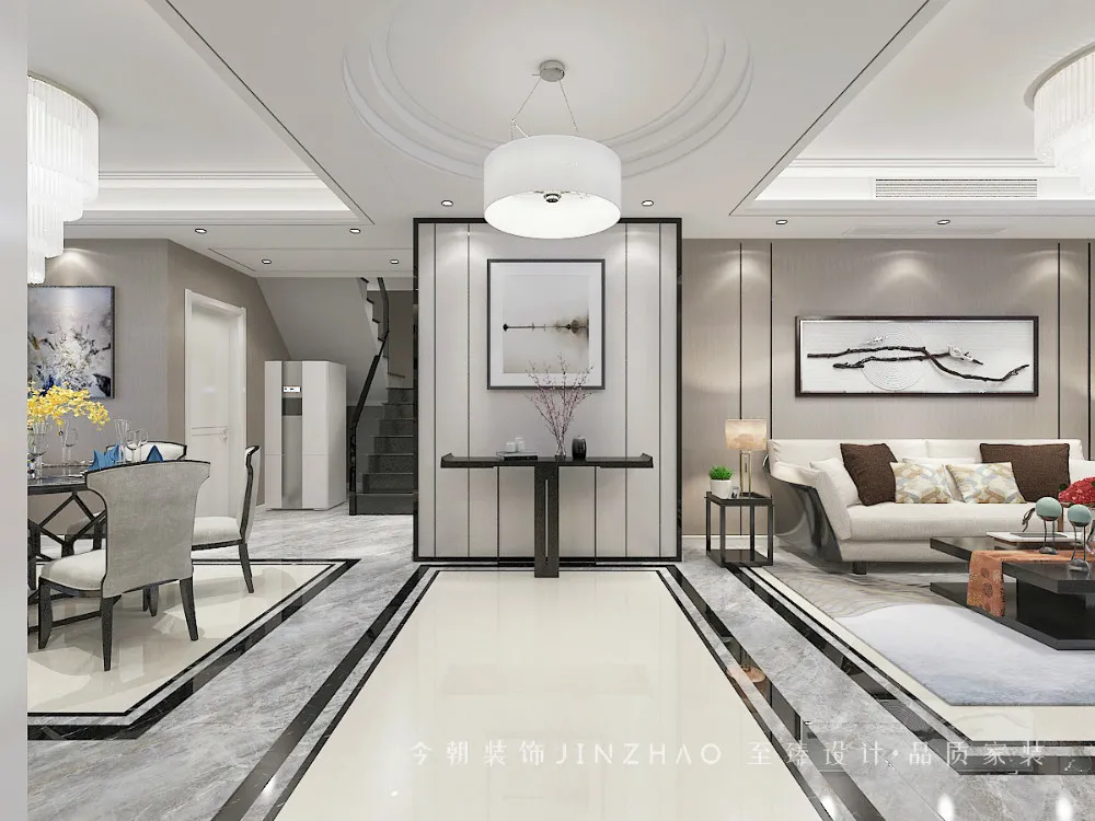 |安苑小区180㎡极简新中式,留白+意境,彰显中式之美