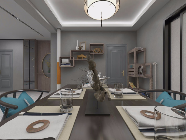 93平现代风三居室，入户放一架钢琴和屏风，居然就成了一个隔断