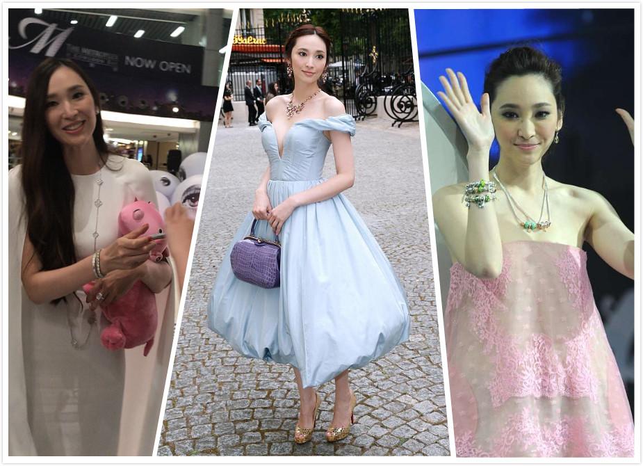 BiuVogue|吴佩慈一看就挺幸福的，钻石的戒指又大又闪，身材也不像孩子妈