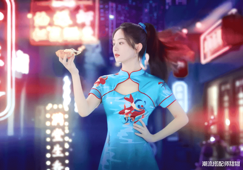 刚田武|国产高定真挺顶的，穿在赵丽颖的身上，感觉更加分了，很养眼