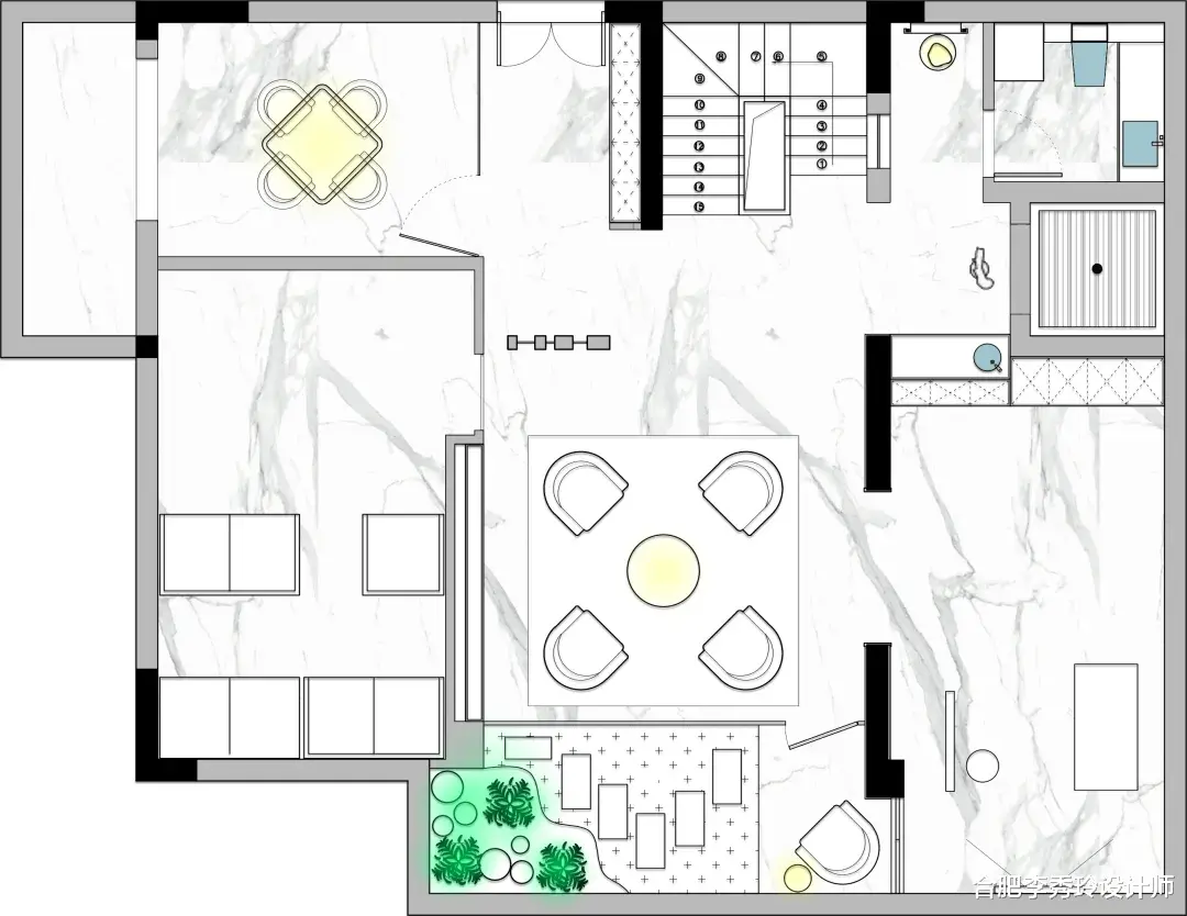 合肥李秀玲设计师|450㎡上下六层别墅，70万打造现代轻奢风，这是一个家的最高境界