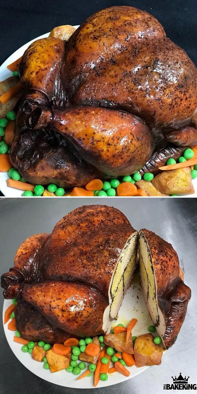 新晚报 小哥做人体蛋糕，吓坏30万网友！太逼真，慎入！惊艳到恐怖