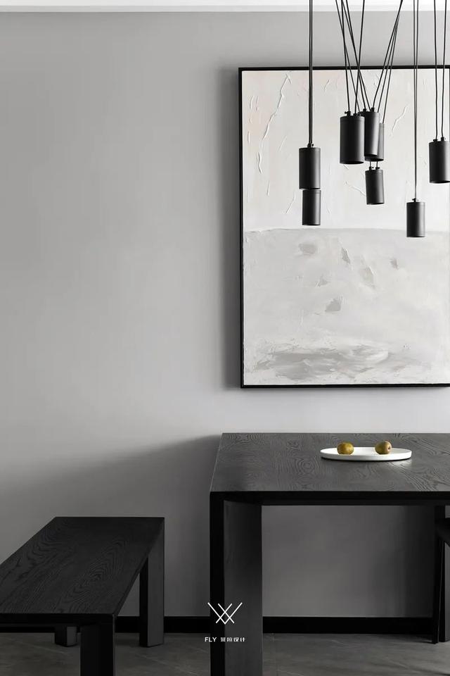 |135㎡现代简约,高级时尚黑白灰,生活舒适而唯美