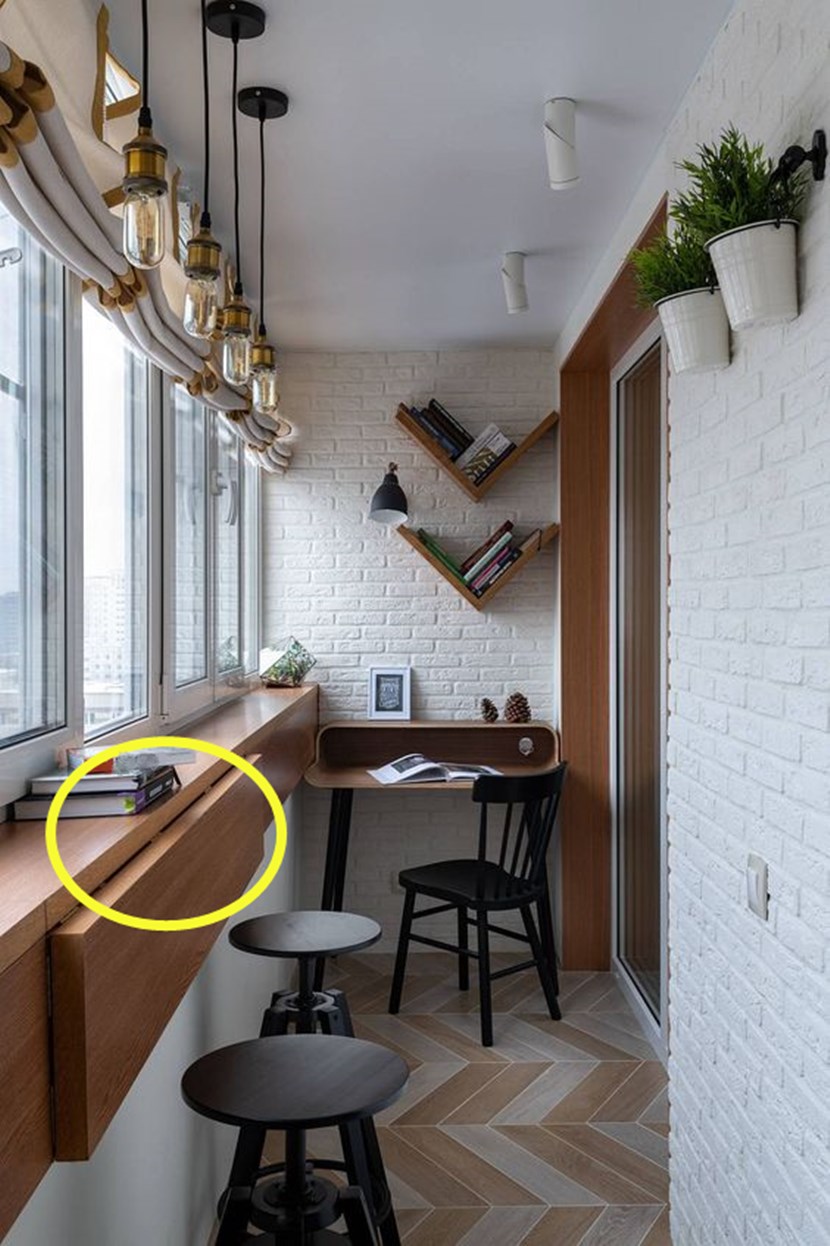 你家窗台边是不是被浪费了？要利用起来，延伸10cm宽做个小吧台