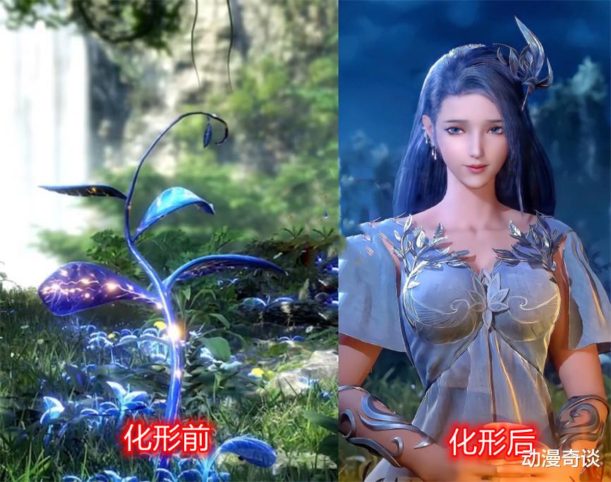 小舞|斗罗大陆魂兽化形前后对比，小白画风突变，小舞萌兔变仙女