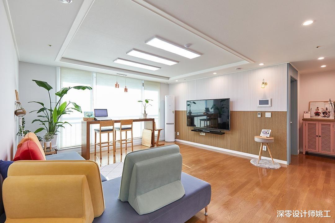 |论精致，国内的确比不过韩国，仅靠简单家具，就让家美观实用兼具