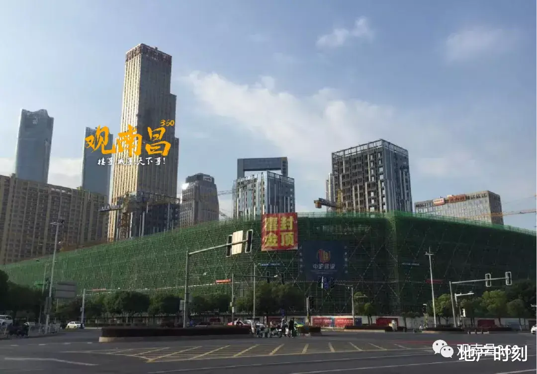 红谷滩|红谷滩CBD“商业巨无霸”主体结构正式封顶！