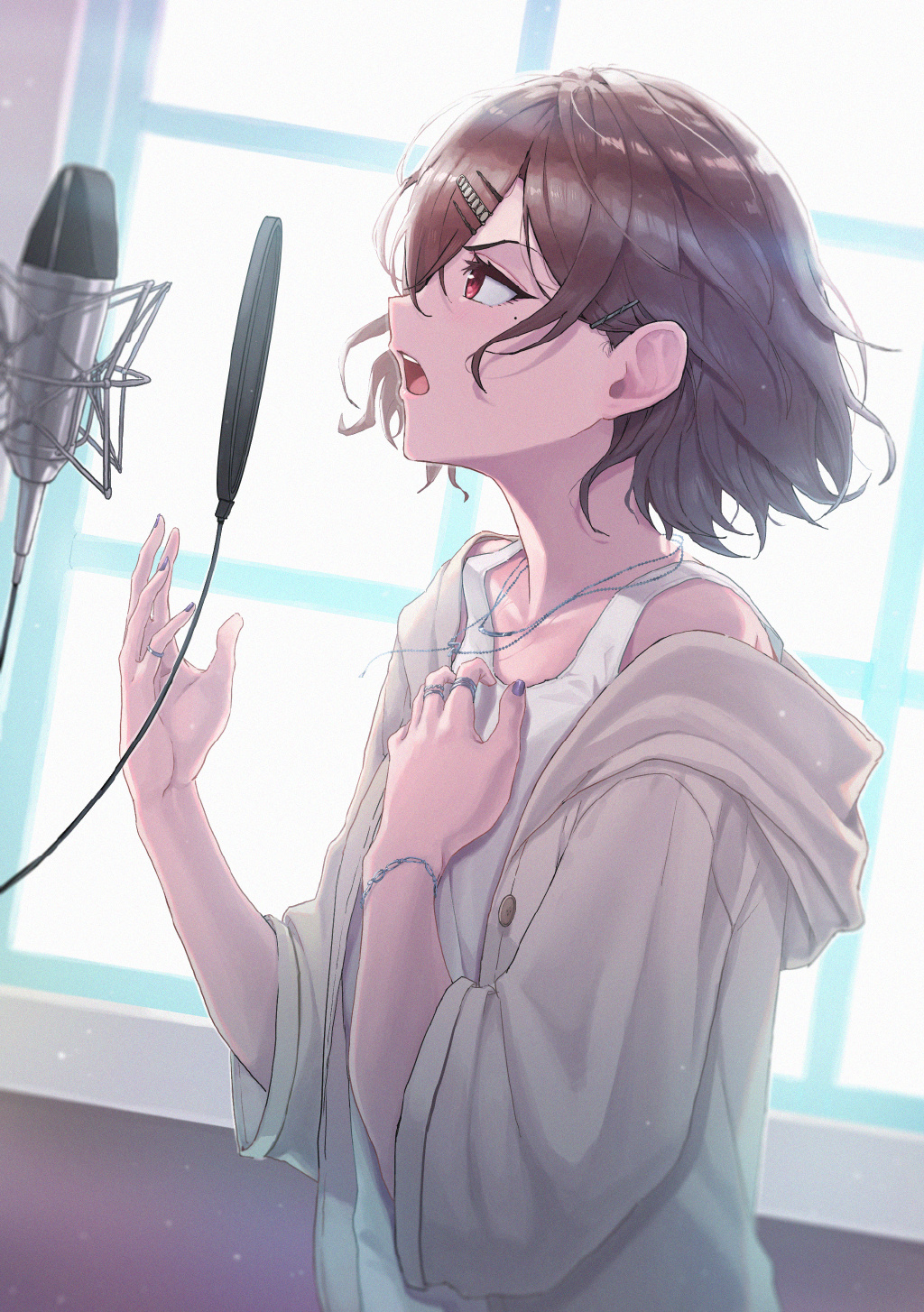 |【P站美图】短发泪痣冰美人！樋口圆香壁纸特辑