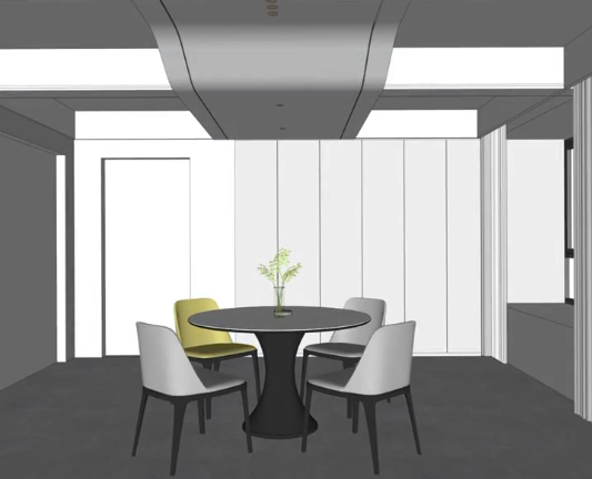 餐厅T型梁不一样的设计方案，建议收藏！