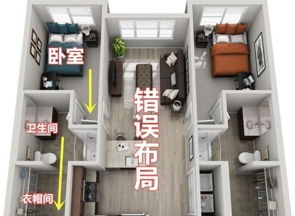 |卧室+衣帽间+卫生间，4种方案将功能区整合，实现户型的最优布局