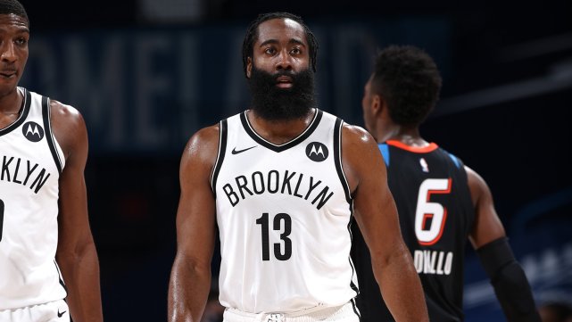 詹姆斯·哈登|106秒造12分制胜！哈登三双创纪录+带队升第二：杜兰特轮休他成篮网老大