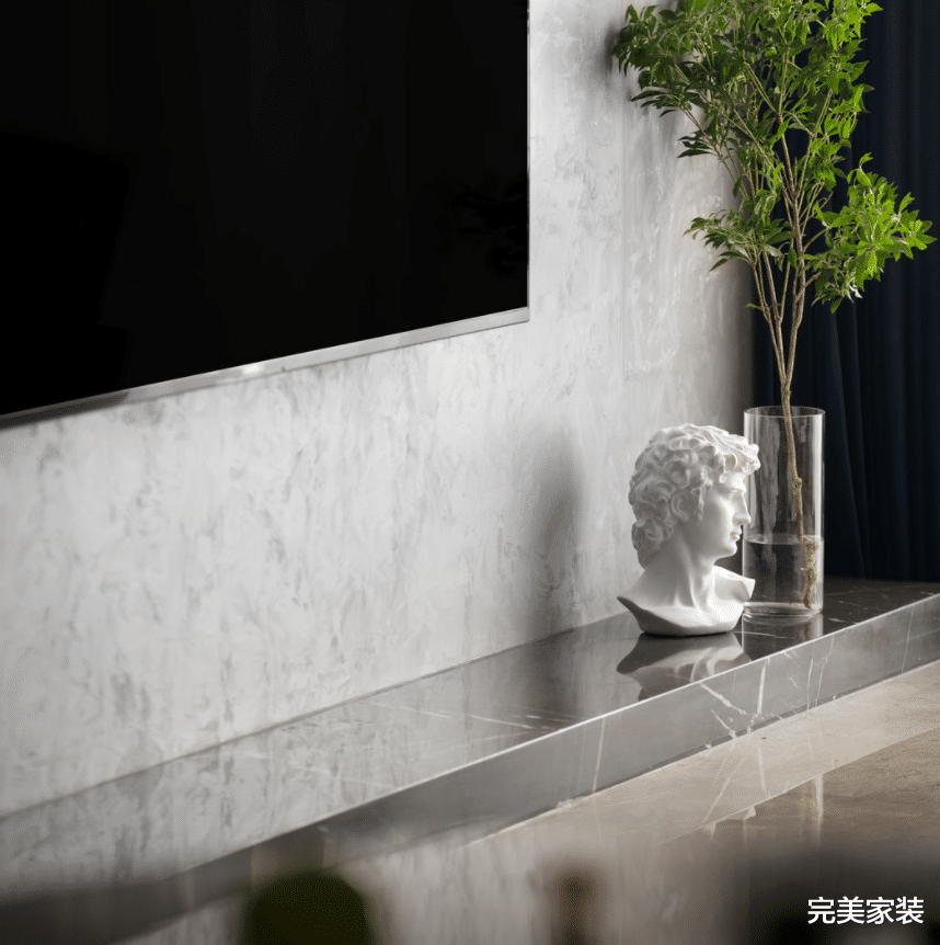 灰蓝装点大空间,简约元素渲染家居,融合成独特的现代风格