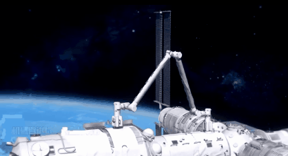 外星人 灵活度逆天的中国空间站机械臂,能爬能走。还能抓取其他航天器?