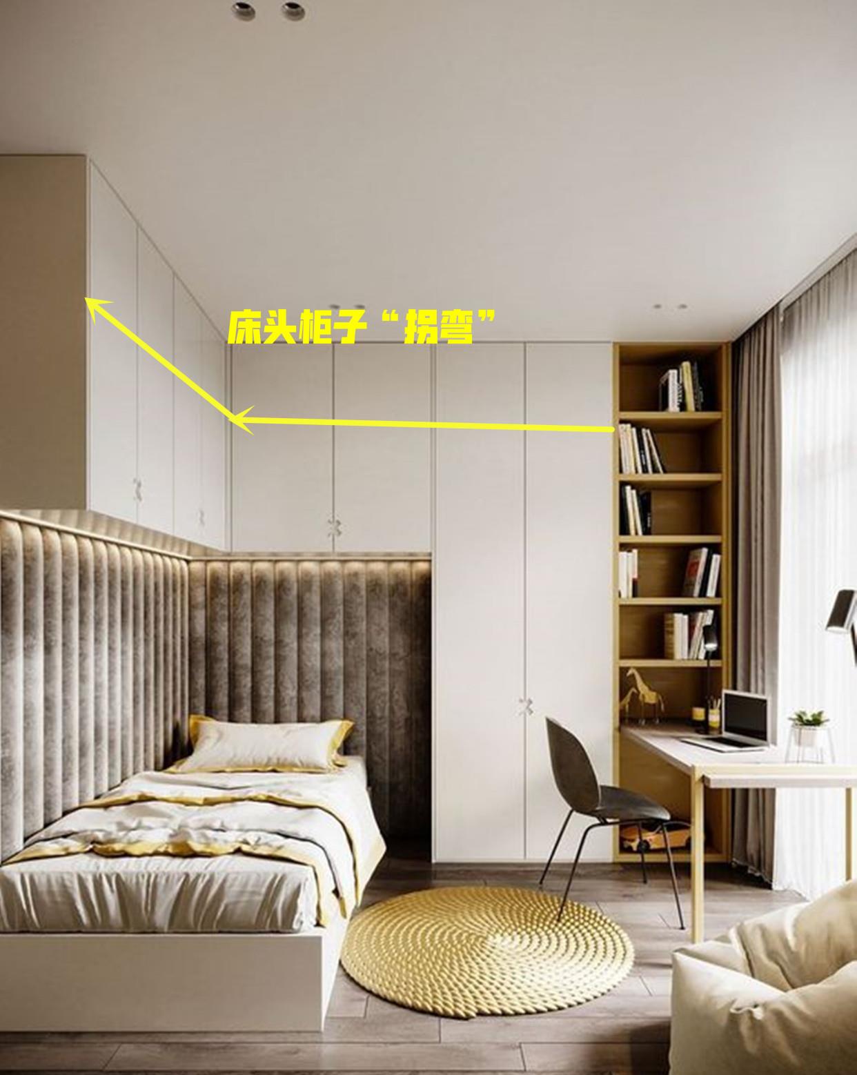 再给我一次装修机会，怎么也要试试将衣柜装在床头！收纳翻几番