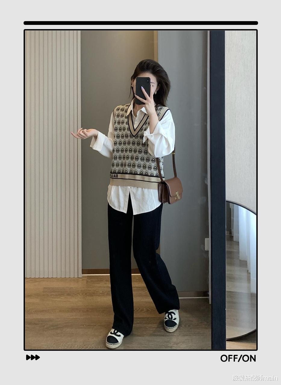 服装搭配师main|早秋换季白衬衫凭什么是王者？4件外套+9种穿法，休闲通勤都好看