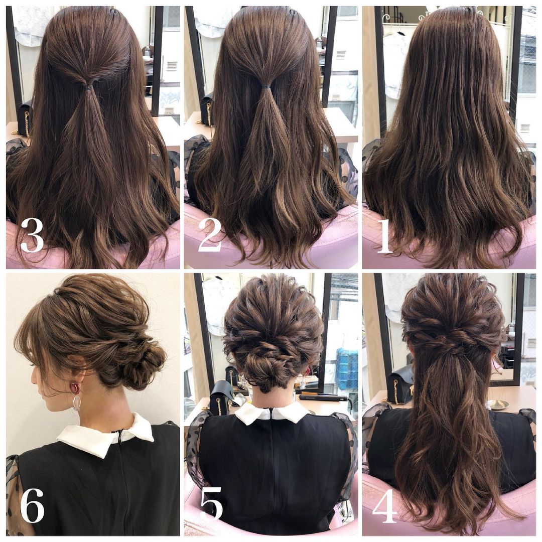镜子发型|今夏发型流行这样扎14款，简单时尚美美哒，只需要六步就能完成