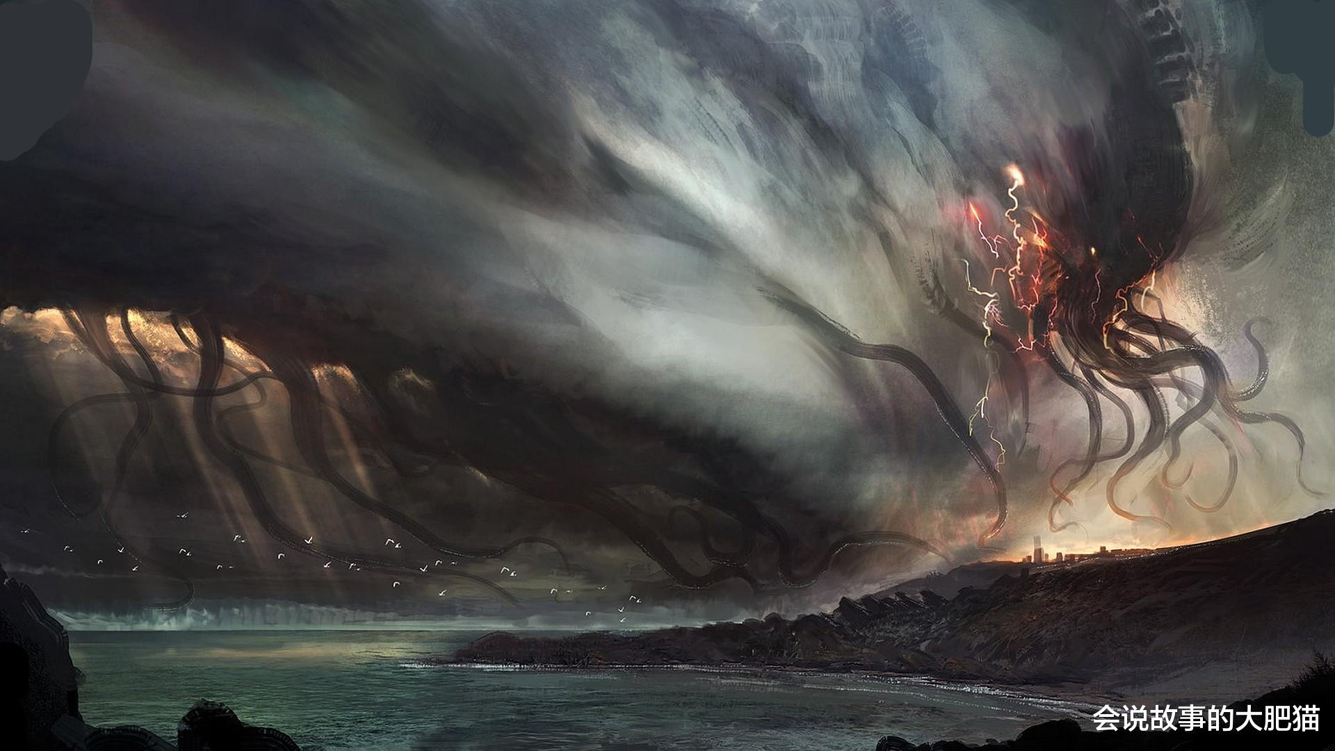 克苏鲁 《迷雾》里的克苏鲁典型巨怪：触角怪 源于作者对食物的厌恶